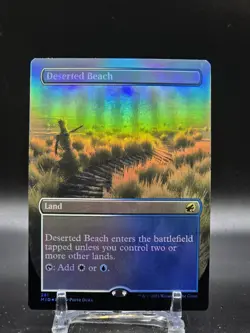 Deserted Beach (Borderless) Innistrad: Midnight Hunt Foil - Image 1