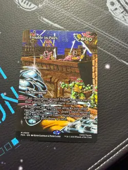 Trouble in Pairs Teenage Mutant Ninja Turtles Borderless Mythic Rare - Image 1