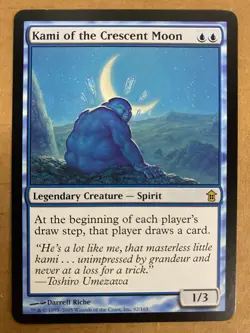 MTG 1x Kami of the Crescent Moon # 42 Saviors of Kamigawa Magic Gathering x1 NM - Image 1