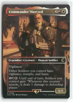 Commander Mustard 0006 Borderless Ravnica: Clue Edition CLU MTG Magic - Image 1