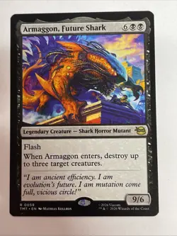MTG ARMAGGON FUTURE SHARK #58 Rare - Image 1