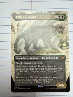Ygra, Eater of All (Borderless) Bloomburrow Regular - Image 1