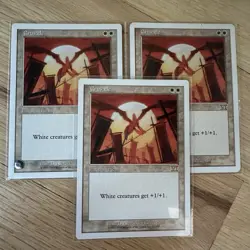 MTG Crusade Sixth Edition 13/350 Regular Rare Lot Of 3 - Image 1