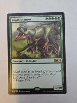 Magic The Gathering, Gigantosaurus, Core Set 2019, Regular - Image 1