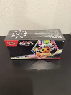 Pokemon TCG Prismatic Evolutions Promo Booster Surprise Box English 2024 - Image 1