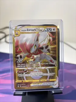 Hisuian Zoroark VSTAR - 213/196 - Pokemon Lost Origins Secret Rare Card NM - Image 1