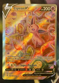 Espeon V 180/203 Pokemon 2021 Evolving Skies Ultra Rare Near Mint Or Better Holo - Image 1