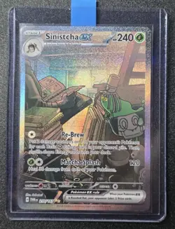 Sinistcha ex 210/167 SIR Twilight Masquerade Sv06 SPECIAL ILLUSTRATION Pokemon - Image 1