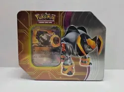 Pokemon Paradox Destinies Iron Boulder EX Tin Factory Sealed Authentic - Image 1