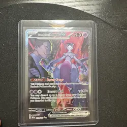 Pokemon 2025 Destined Rivals Team Rockets Mewtwo EX Holo Card Ultra Rare - Image 1
