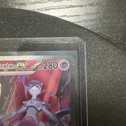 Pokemon 2025 Destined Rivals Team Rockets Mewtwo EX Holo Card Ultra Rare - Image 4