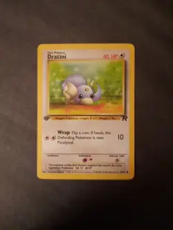 Pokemon Card Dratini 53/82 Team Rocket-1st Edition Regular - Image 4