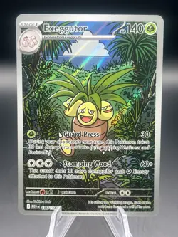 Pokemon TCG Exeggutor 135/132 Me01: Mega Evolution Illustration Rare - Image 1
