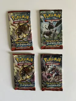 Pokemon TCG: XY Breakthrough factory Sealed 4 pack UNWEIGHED - Image 1