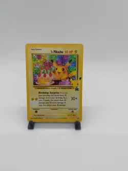 Pokemon Celebrations 25th Anniversary Pikachu Birthday Surprise Black Star - Image 1