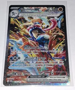 Greninja ex 214/167 SIR Pokemon Sv06: Twilight Masquerade Holo - Image 2
