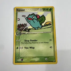 Pokemon TCG Ivysaur EX Crystal Guardians 34/100 Regular Uncommon Non Holo 2006 - Image 1