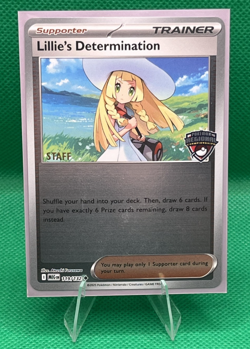 Pokemon TCG Lillie's Determination STAFF Regional Championships Promo 119/132 🔥 - Image 1