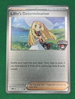 Pokemon TCG Lillie's Determination STAFF Regional Championships Promo 119/132 🔥 - Image 2