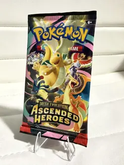 (HEAVY)🔥 22.36g Pokemon TCG Ascended Heroes Booster Pack Factory Sealed✅ - Image 2