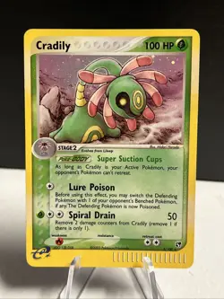 Vintage Pokemon Cradily 3/100 Sandstorm Holo - Image 1