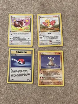 4x Pokemon Vintage 1st edition Jungle Bundle. NM unplayed - Image 1