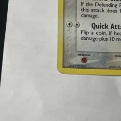 Pokemon TCG Zangoose 21/106 Reverse Holo EX Emerald Stamped - Image 3