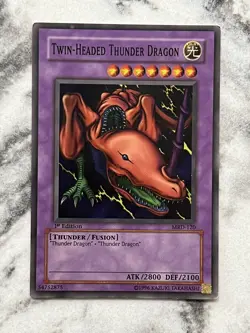 Twin-Headed Thunder Dragon 1st Edition - Yu-Gi-Oh Metal Raiders #MRD-120 - MP - Image 1