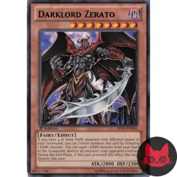 Yugioh Darklord Zerato BP02-EN060 Rare 1st Edition LP - Image 1