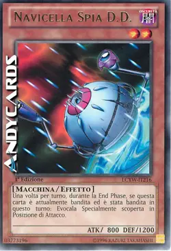 Navicella Spia D.D. ☻ Rara ☻ LCYW IT216 ☻ YUGIOH ANDYCARDS - Image 1