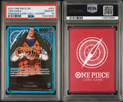 2024 ONE PIECE PREMIUM CARD COLLECTION LEADER COLLECTION -#001 CROCODILE PSA 10 - Image 2