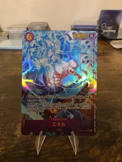 One Piece card OP15-118 SEC Enel Parallel Japanese Adventure on KAMI's Island - Image 1