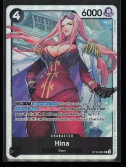 Hina ST19-004 One Piece Starter Deck 19: BLACK Smoker Super Rare Near Mint - Image 1