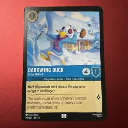 Disney Lorcana Winterspell Regular #145/204 Darkwing Duck - Drake Mallard - Image 1