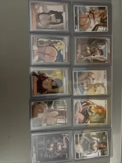 Pokemon Anime Waifu Art Cards Lot Of 10 - Image 1