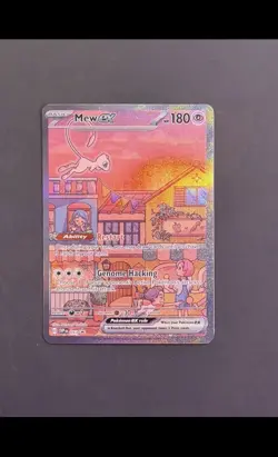 Mew EX 053 Full Art Promo Holo – Scarlet & Violet Promo Cards – Pokemon TCG - Image 1