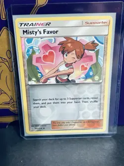 Misty's Favor 202/236 Sm-Unified Minds Reverse Holo Pokemon Card NM - Image 1
