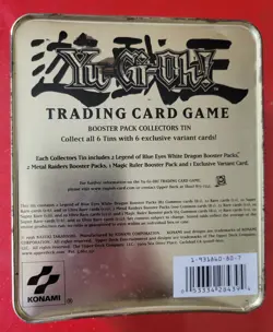 Yu-Gi-Oh 2002 Red-Eyes Black Dragon Booster Pack Collector's Tin No Cards - Image 2