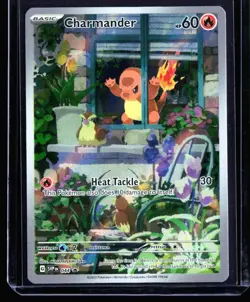 2023 Scarlet & Violet Promos Charmander #044 Holo ETB Promo Pokemon Card - Image 1