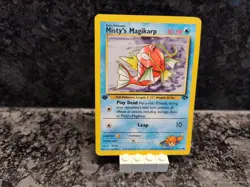 Pokemon Gym Challenge 88/132 Misty's Magikarp Trading Card 1st Edition - Image 1