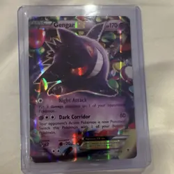 Gengar EX 34/119 Ultra Rare Basic Holo Pokemon Card XY Phantom Forces English - Image 1