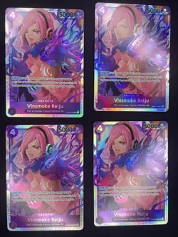 Vinsmoke Reiju Playset x4 - OP06-069 - Wings of the Captain - SR One Piece Card - Image 2