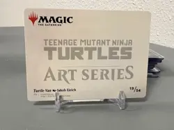 Turtle Van Art Card (Gold-Stamped Signature) - Art Series: Teenage Mutant Ninja - Image 2