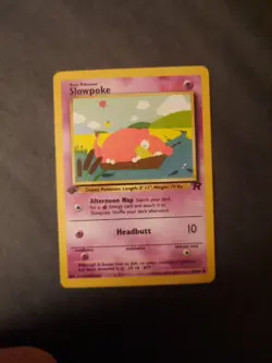 Pokemon Card Team Rocket 1st Edition Regular Finish Slowpoke 41/82 - Image 4