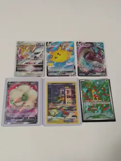 Pokemon GG-VSTAR-Lapras VMAX-Illustration Rare-Full Art Holo Card Lot - Image 1