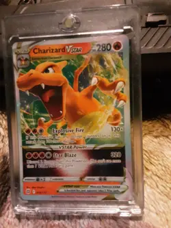 Pokemon Brilliant Stars Charizard VSTAR Ultra Rare Holo Card 018/172SWSH09 - Image 1