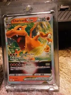 Pokemon Brilliant Stars Charizard VSTAR Ultra Rare Holo Card 018/172SWSH09 - Image 2