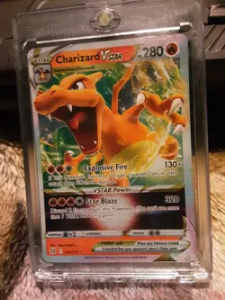 Pokemon Brilliant Stars Charizard VSTAR Ultra Rare Holo Card 018/172SWSH09 - Image 4