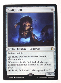 Stuffy Doll Commander Legends Battle for Baldurs Gate MTG Magic the Gathering NM - Image 1
