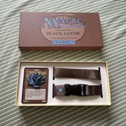 Magic The Gathering. Limited Edition, Black Lotus Pin & Lanyard. Pinfinity - Image 2